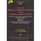 GSTJ's Digest of Judicial Pronouncement under Goods & Services Tax [HB] by CA. P. H. Motlani, Adv. Jatin Sehgal